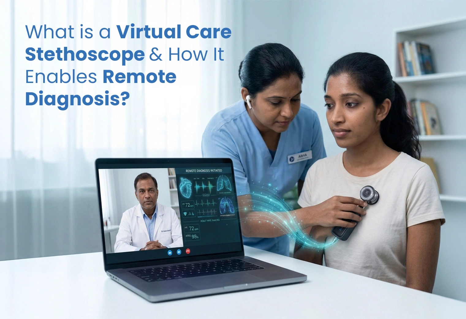 What is a Virtual Care Stethoscope and How It Enables Remote Diagnosis