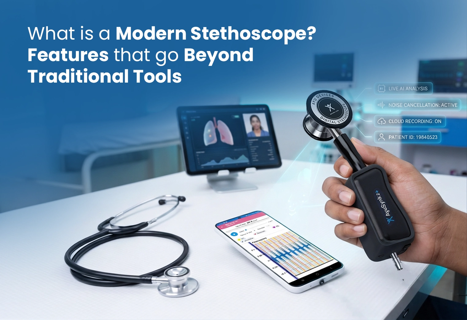 What is a Modern Stethoscope? Features That Go Beyond Traditional Tools