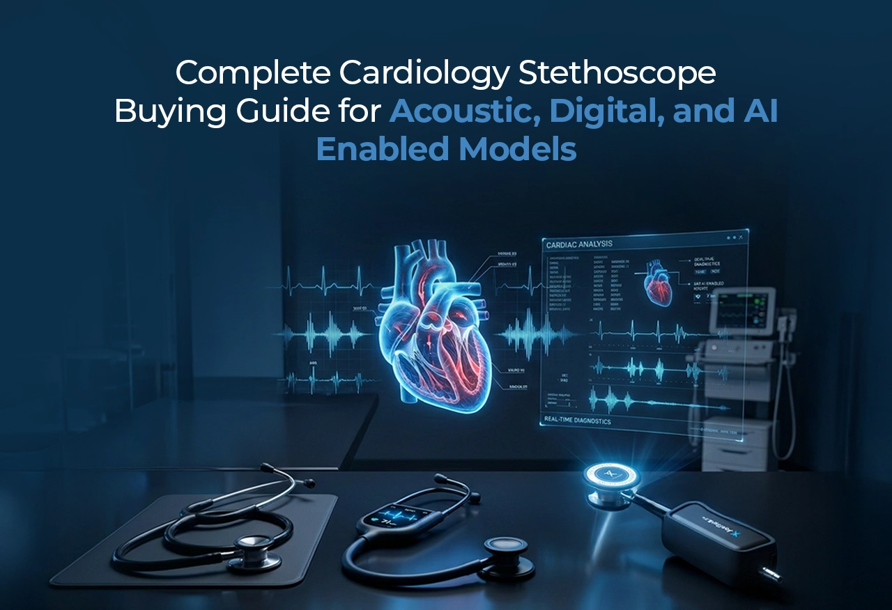 Complete Cardiology Stethoscope Buying Guide for Acoustic Digital and AI Enabled Models