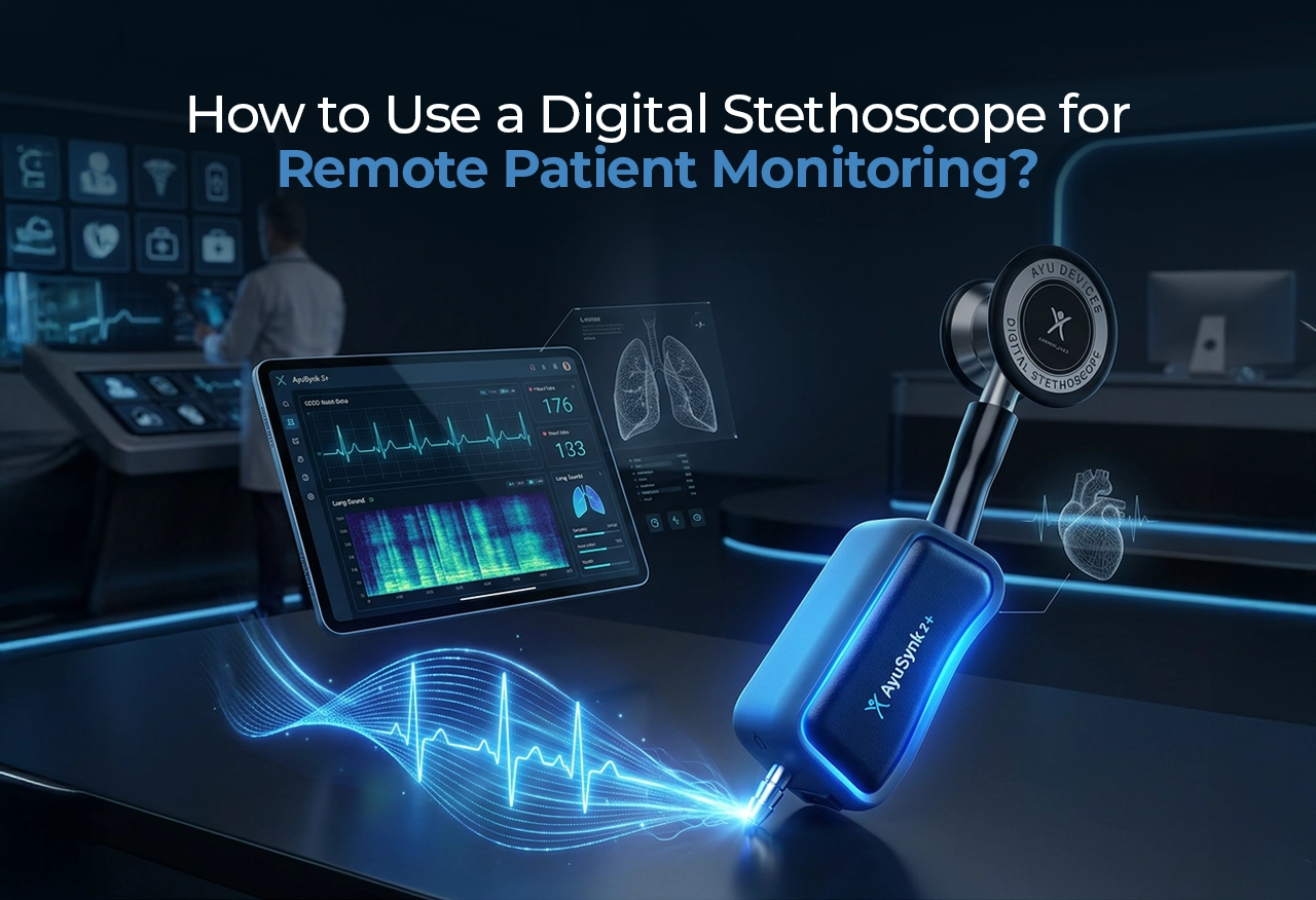 How to Use a Digital Stethoscope for Remote Patient Monitoring?
