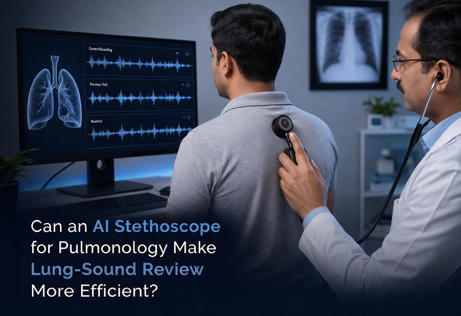 Can an AI Stethoscope for Pulmonology Make Lung-Sound Review More Efficient?