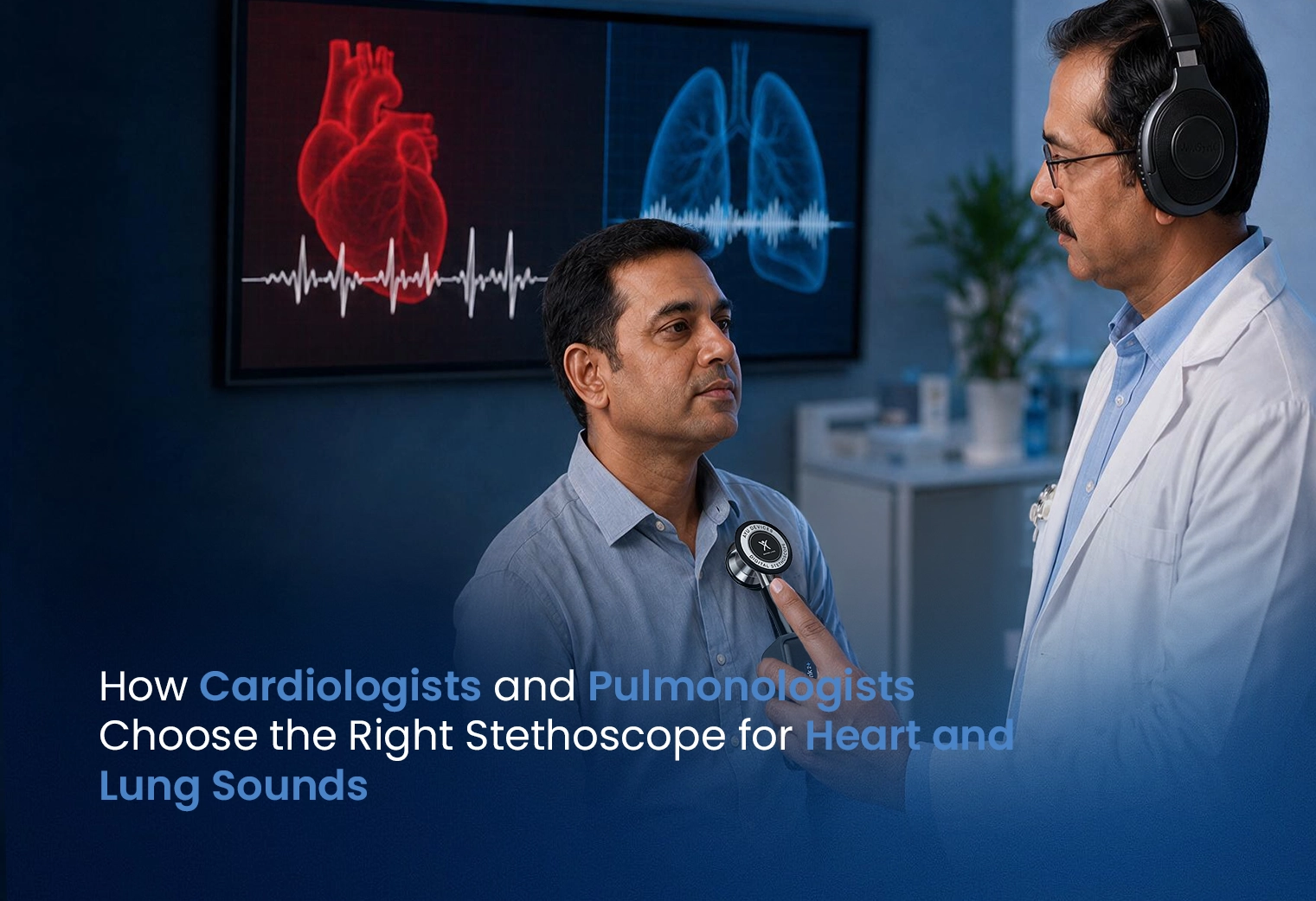 How Cardiologists and Pulmonologists Choose the Right Stethoscope for Heart and Lung Sounds