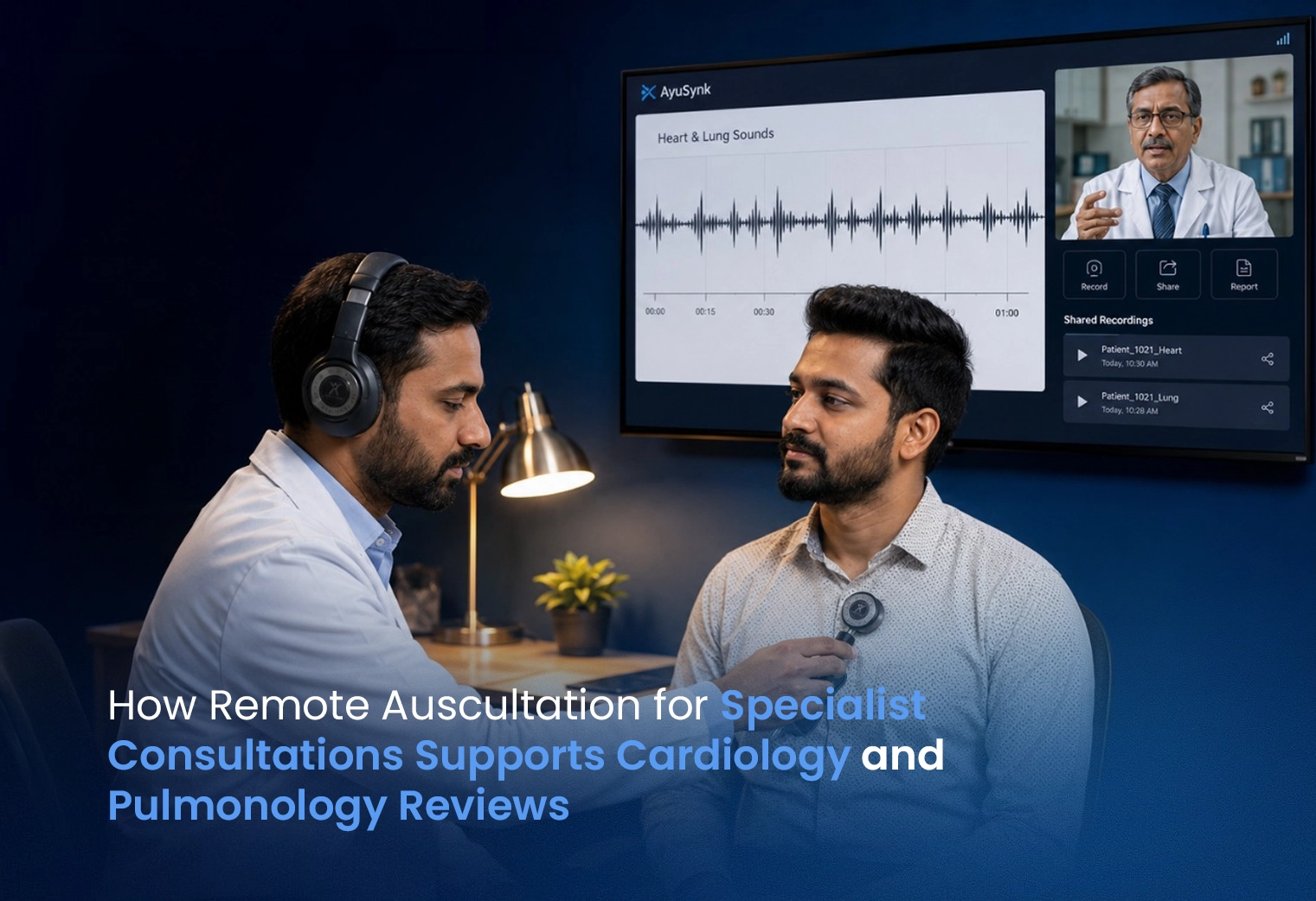 How Remote Auscultation for Specialist Consultation Helps Review Sounds